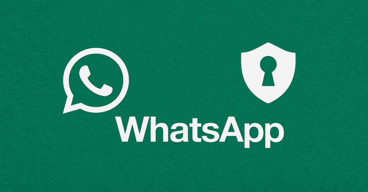 WhatsApp logo with a privacy shield icon representing the new privacy feature update in 2025