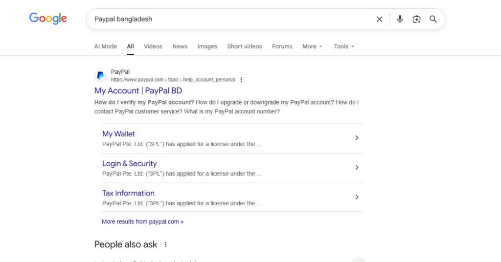 Paypal bangladesh 2025