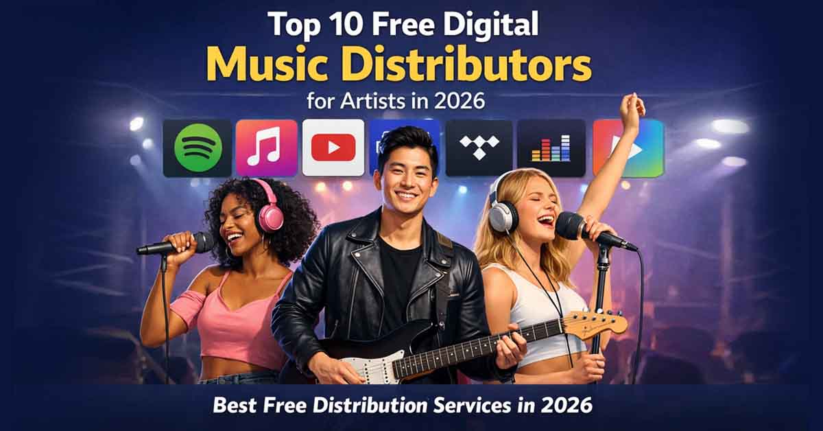 Top 10 free digital music distributors for independent artists in 2026